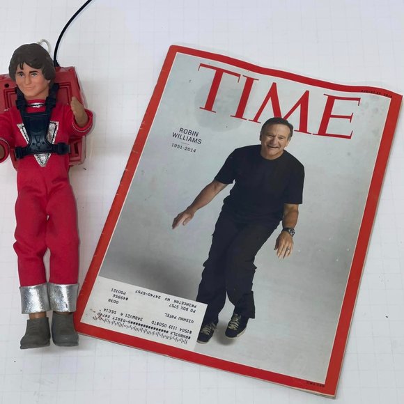 VTG 1979 Mattel MORK AND MINDY Talking Doll w/ Backpack~ Pull strings WORKS~ - Picture 2 of 10